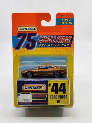 Ford Probe GT #44 🔥 Matchbox® 1997 Edición 75 Challenge Edición Limitada Foto 1 de 4