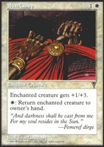 Sun Clasp - Visions #21/167 MTG Magic The Gathering - Image 1 of 1