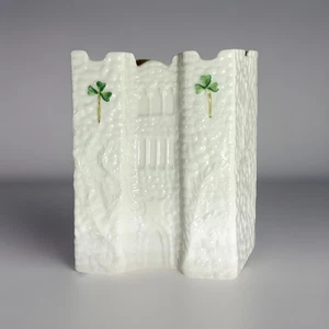 2003 Belleek Irland Event Stück Porzellan Asheland Castle Vase 4-4/4" hoch - Bild 1 von 14