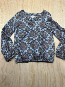 Blusa de lujo See By Chloe 100 % seda manga larga talla 2 S - Imagen 1 de 7