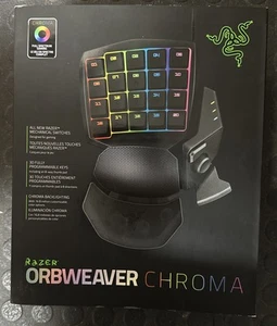 NEW Razer Orbweaver RZ07-0074 Mechanical Gaming Keypad Green LEDs - Photo 1/7