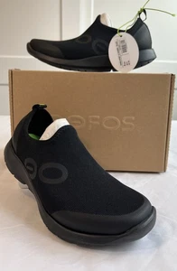 NEW In BOX Women's OOFOS OOmg Sport LS Low Black Breathable Mesh Shoes Sz 7.5 - Picture 1 of 13