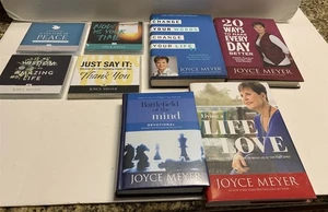 Joyce Meyer Lot Books & Audio Books Inspirational - Picture 1 of 4