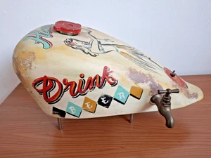 Serbatoio Harley Davidson Artigianale Da Esposizione Modernariato - Picture 1 of 14