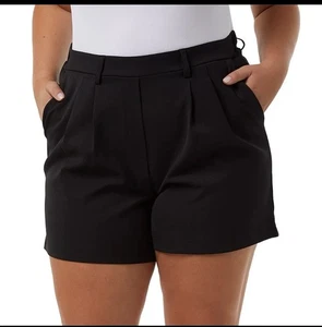32 Degrees Cool Women’s Pull-On Shorts Navy, Large, Pockets, Belt Loops, Stretch - Picture 1 of 4