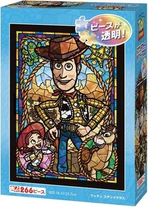 266 Piece Jigsaw Puzzle Toy Story Woody Stained Glass Gyutto Series [Stained Art - Picture 1 of 4