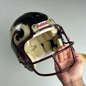 Riddell VSR-4 NFL Europe Rhein Fire Vintage Game Helmet 90s Rare Authentic Playe - Picture 1 of 9