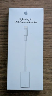 Apple (Model #MD821ZMA) Lightning to USB Camera Adapter - Image 1 of 4