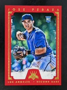 2016 Panini Diamond Kings #164 Jose Peraza /99 Framed Red Los Angeles Dodgers - Picture 1 of 2