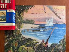 Vtg Jigsaw Puzzle Perfect Picture Yanks Are Coming WWII Planes VGC Complete  Ug
