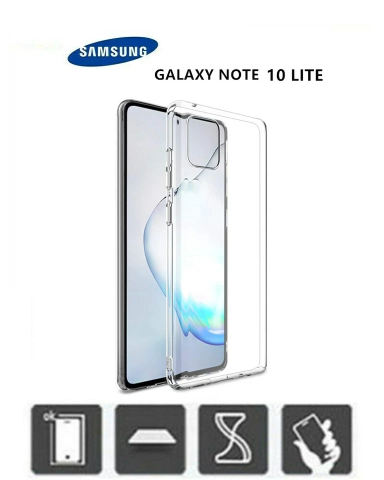 COVER CUSTODIA  TRASPARENTE TPU SILICONE PER  Samsung Galaxy Note 10 LITE - Immagine 1 di 1