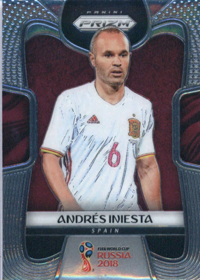 2018 Panini Prizm World Cup #197 Andres Iniesta Spain Soccer Card - Image 1 of 1
