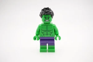 LEGO® Marvel Minifigure- Hulk - Dark Purple Pants, Spiked Hair Smile Angry 76241 - Picture 1 of 6