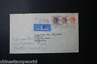 China hk cover fm HK to London and then redirect 3stamps incl.$1.--dd2Apr 1955