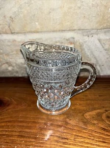 Vintage Wexford Anchor Hocking Small Glass Pitcher Creamer 4in Tall - Picture 1 of 19