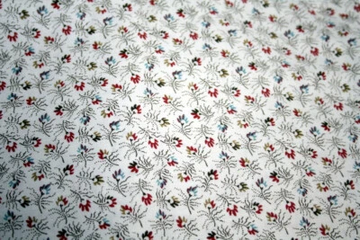 ABSTRACT FLORALS II BY CLARISSA ALFORD WHITE - 100% COTTON FABRIC - Image 1 of 3