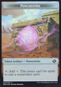 2X POWERSTONE THOPTER 010/012 TOKEN FOIL THE BROTHERS' WAR MTG MAGIC NM X2 - Picture 1 of 2