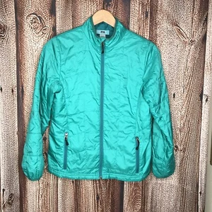 REI Co-op Girls Boys Lightweight Puffer Jacket Green Youth L Large 14-16 - Picture 1 of 4