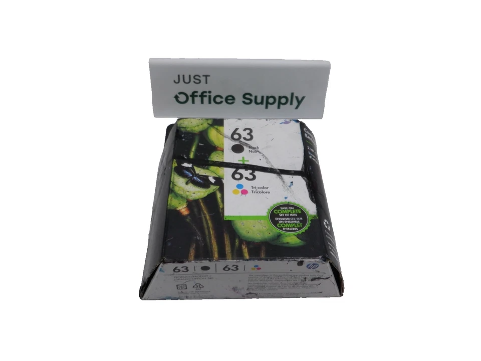 Cartucho de tinta original HP 63 negro - tricolor paquete de 2 L0R46AN envío gratuito D Foto 1 de 4
