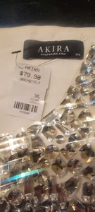 AKIRA NWT CLEAR RHINESTONE CORSET SIZE 3XL - Picture 1 of 13