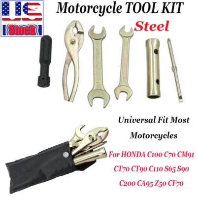 TOOL KIT For HONDA C100 C70 CM91 CT70 CT90 C110 S65 S90 C200 CA95 Z50 CF70 - Image 1 of 4