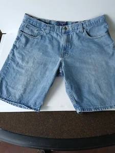 SADDLEBRED MENS JEAN SHORTS 100% COTTON - Picture 1 of 10