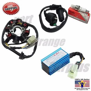 GY6 150CC Go Kart Moped ATV Magneto CDI Box Ignition Coil (8 Pole) AC Stator - Bild 1 von 1