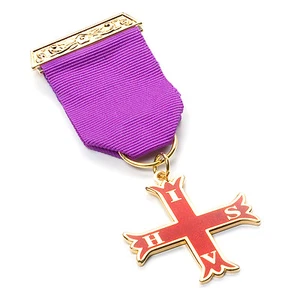 New Masonic RCC Red Cross of Constantine Members Breast Jewel - Picture 1 of 1