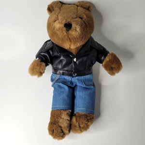 Vintage Chrome Specialties Inc. Teddybär Bikerjacke 13" Made in Korea - Bild 1 von 12