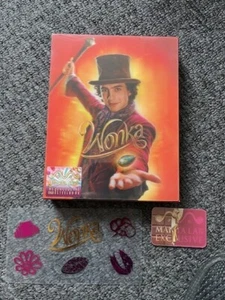 MANTA LAB WONKA DOUBLE LENTI SLIP B 4K ULTRA HD STEELBOOK MANTALAB ME68 - Picture 1 of 8