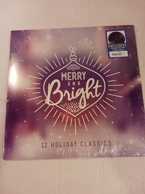 Merry and Bright Holiday Classics Christmas Purple LP Vinyl Record  New Sealed  - Image 1 of 4