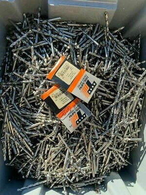 6PCS Triumph Twist Drill Bit 7.2mm 9/32" Bright Finish Jobber High Speed USA