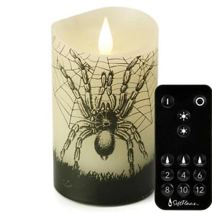 Softflame Halloween Flameless LED Candles with Remote Control 3"x 5"Battery O... - Picture 1 of 10