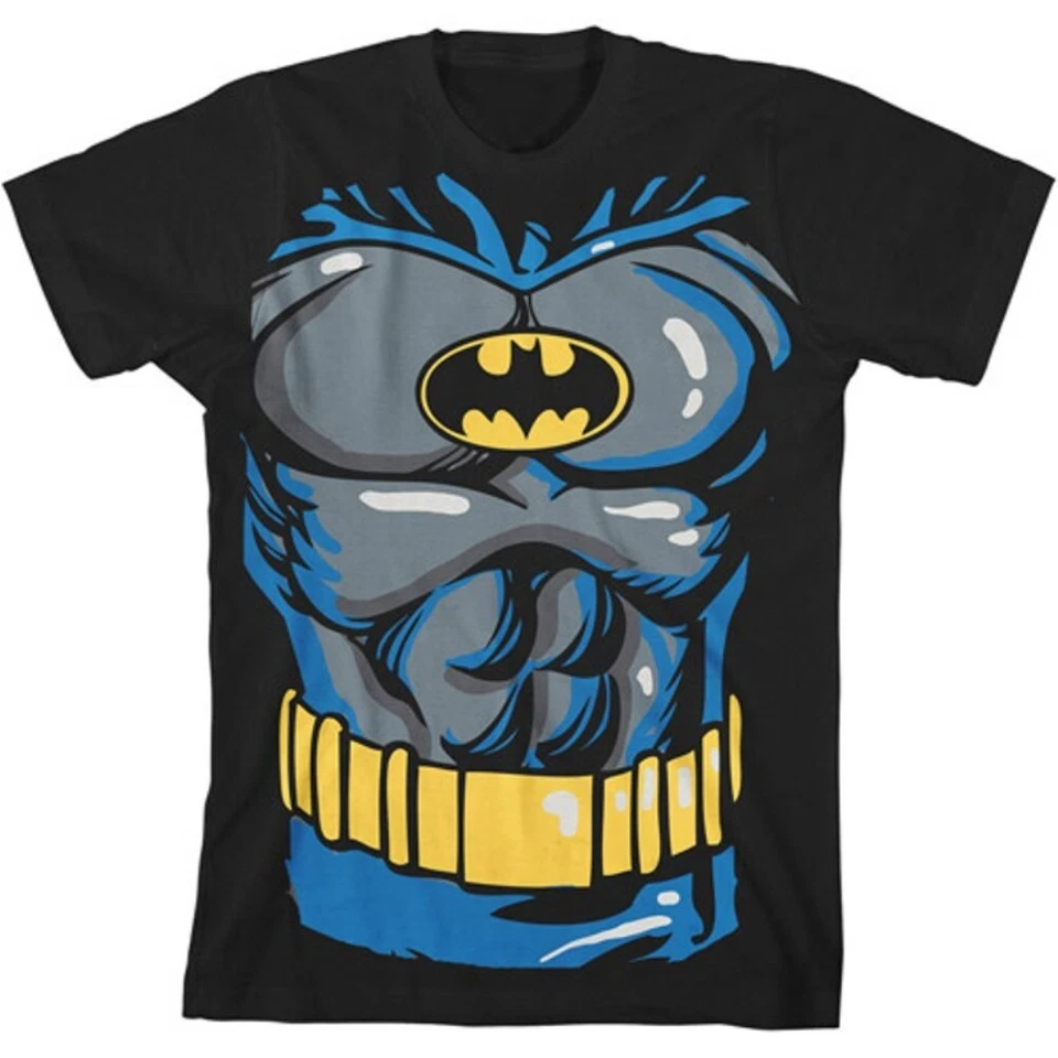 Batman Costume Short Sleeve T Shirt Boy Size 6/7 - Image 1 of 1