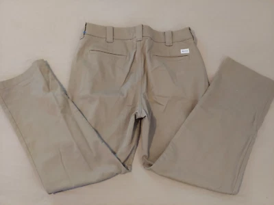 Mens Hollister Khaki Dress Pants 36x32 36x30 Cotton Slack Chino Trouser - Image 1 of 4