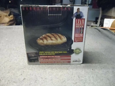 Mecanizado de parrilla George Foreman Lean Mean Fat nuevo en caja GR8BLK Foto 1 de 4