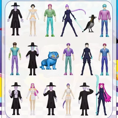 18PCS Kpop Demon Hunters Dolls Collectible Figure Toy Birthday Christmas Gifts