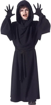 BATA NEGRA DE HORROR NIÑO HALLOWEEN DISFRAZ NIÑO TALLA MEDIANA (8-10) 67177 Foto 1 de 3