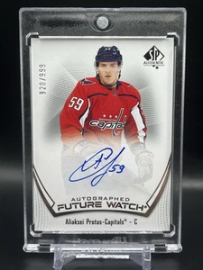 2021-22 SP Authentic Aliaksei Protas Future Watch Auto /999 RC #180 - Picture 1 of 2