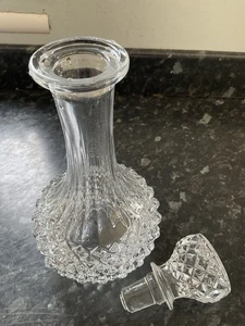 Vintage Cut Glass Decanter - Picture 1 of 4