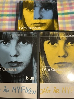 I am Curious (Criterion Collection) (DVD, 1967) Blue Yellow Boxset 2-Disc Set - Image 1 of 4