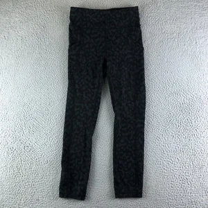 Lululemon Invigorate hoch geschnittene 23"-Leggings Damengröße 4 grau Tarnmuster schnelltrocknend - Bild 1 von 9