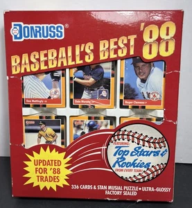 1988 Donruss Baseball's Best Complete Card Sealed Set Stars and Rookies NIB - Bild 1 von 6