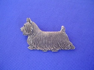 Silky Terrier Trabnadel #49B Zinn Hundeschmuck von Cindy A. Conter    - Bild 1 von 1
