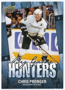 2008/09 Upper Deck Big Game Hunters card #BGH-CP of Chris Pronger