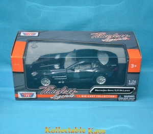 1:24 Motormax - Timeless Legends - Mercedes-Benz Slr Mclaren - Black - Picture 1 of 2