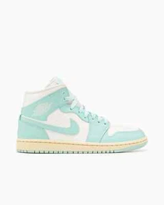 Nike Air Jordan 1 Mid W Damen Sneaker Freizeitschuh Türkis (BQ6472-132) Neu - Bild 1 von 7