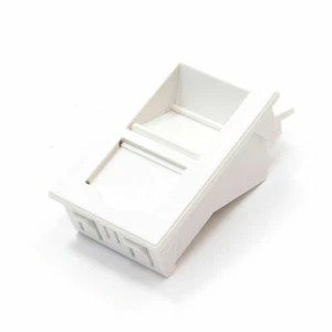 RJ45 45 Degree 38 x 25mm Adapter for 6C Euro Mod Sockets QS:07789 - Picture 1 of 9