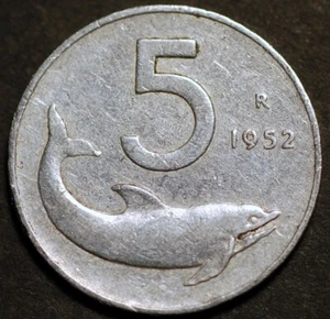 Italy 5 Lire 1952 KM# 92 - Picture 1 of 2
