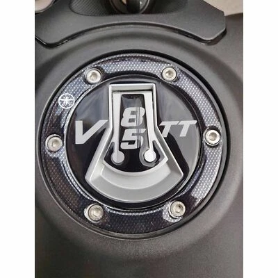 LABELBIKE Adesivo 3D Protezione Tappo Serbatoio compatibile con Moto Guzzi V85TT 2019-2025